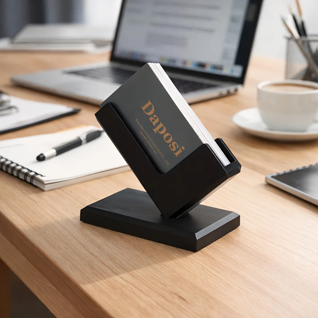 

Business card holder for purchasing products, minimalist design, desk organizer, modern desktop storage solution, perfect gift