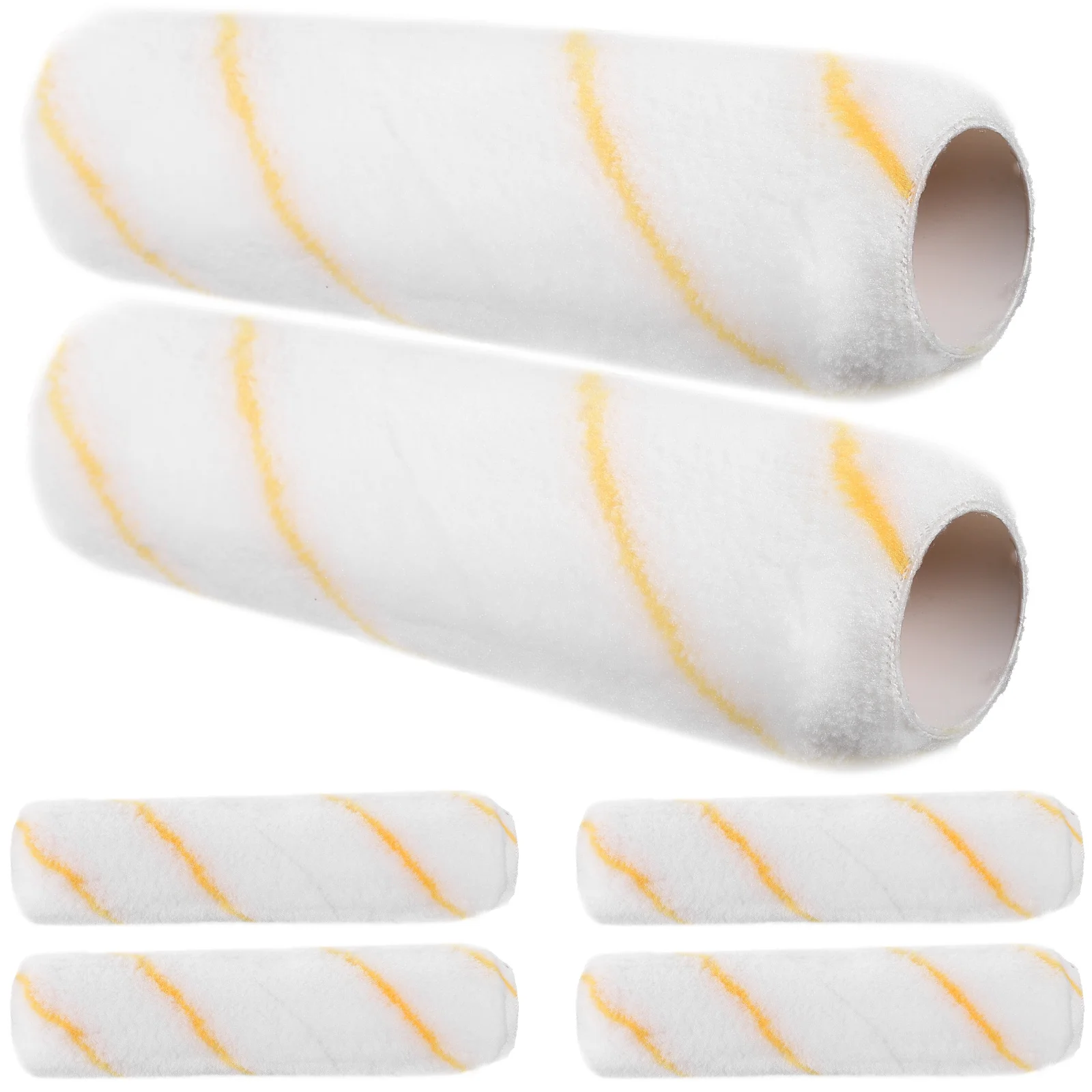 

6 Pcs Water-based Paint Roller Small Rollers for Painting Polyester Fiber Plaster