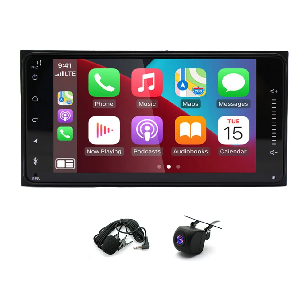 4+64GB 7Inch Car Stereo Radio GPS Navigation Car-Play Compatible for 4Runner 2003-2009 Android 13