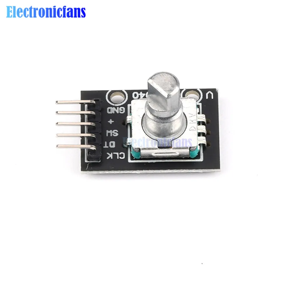5set HW-040 360 Degrees Rotary Encoder Module Brick Sensor Switch with 15×16.5 mm Potentiometer Rotary Knob Hole Cap For Arduino