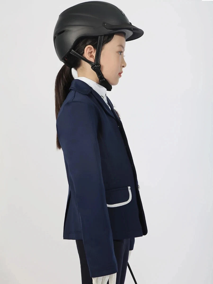 ใหม่เสื้อขี่ม้าสําหรับเด็กเสื้อผ้าเด็ก Professional Coat Blazer Top ชายหญิง Horseback Rider อุปกรณ์ขี่ม้า