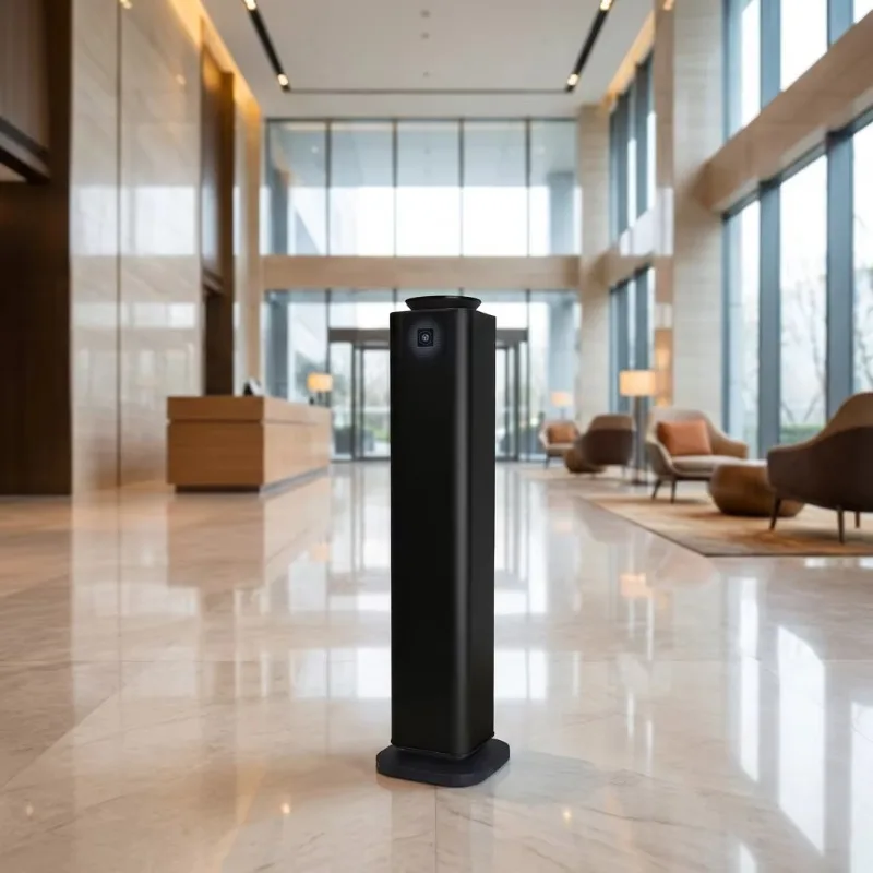 Airo 2026 New Arrival Aluminum Tower Scent Diffuser Eco-friendly Essential Oil Aromatherapy Air Fresh Diffuser With NFC Quick