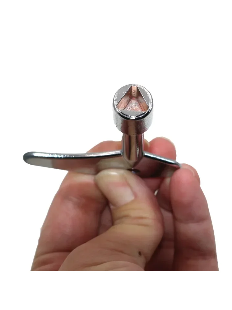 Delta Switch Key Wrench With Accessories Universal Triangle Train Electrical Cupboard Box Elevator Cabinet Alloy