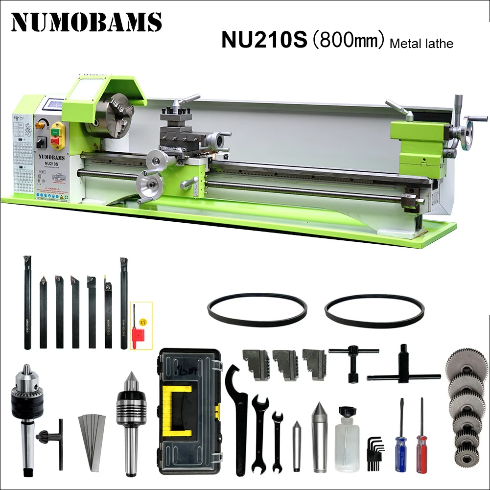 NU210X800S Cost-Effective Versatile Advanced Mini Metal Manual Lathe Machine For Precision Precessing