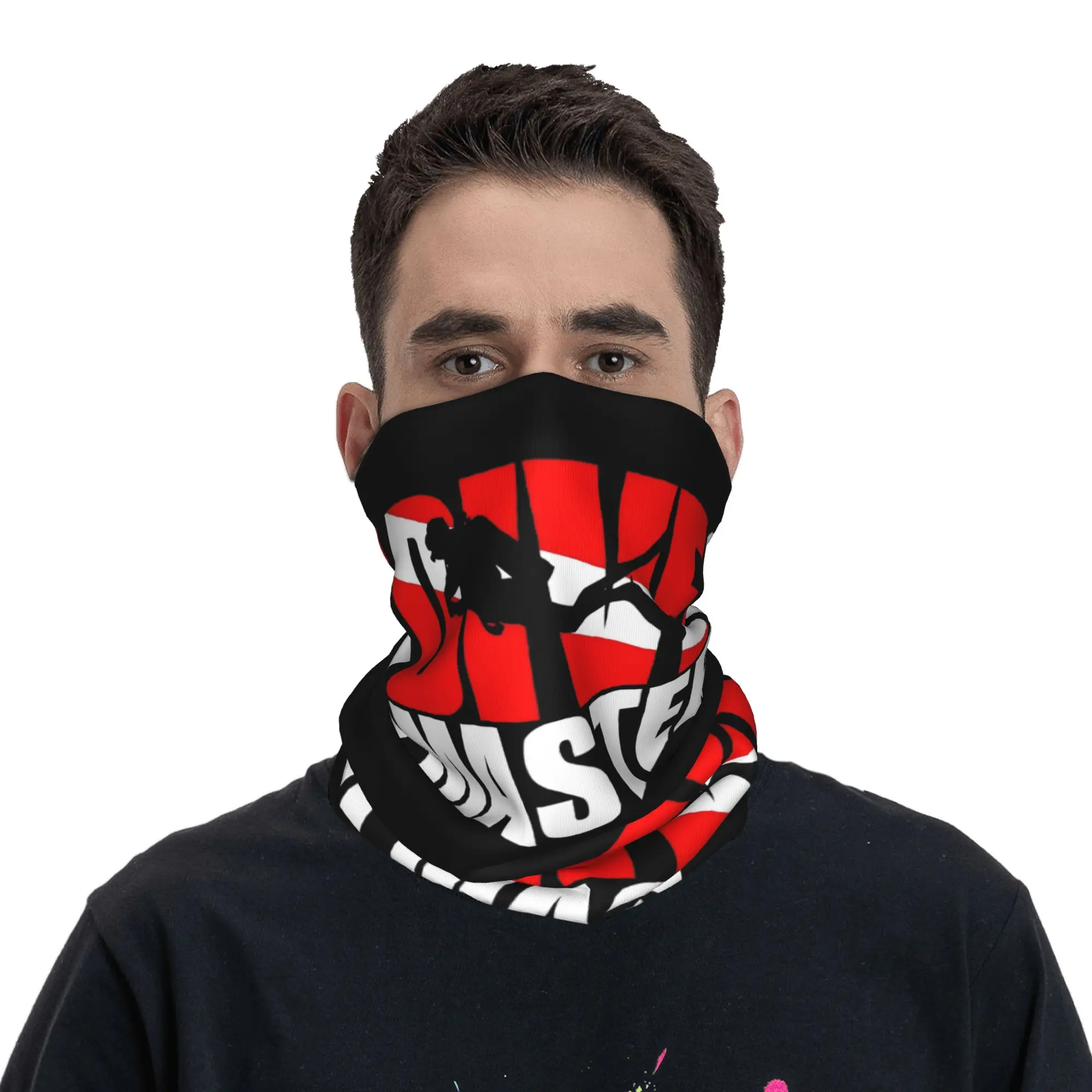 

Dive Master Scuba Diving Bandana Neck Gaiter Printed Mask Scarf Multi-use Headband Riding for Men Women Adult All Season
