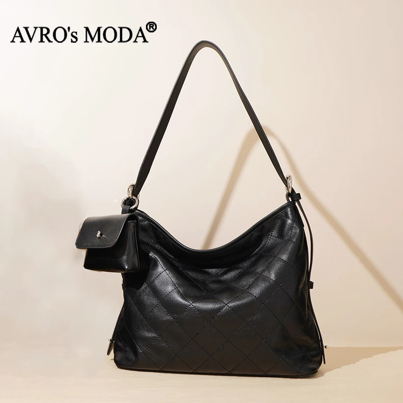 

AVRO's MODA Brand Luxury Designer Genuine Leather Shoulder Bags Women Crossbody Fashion Tote Large Capacity Bags for Women 2024