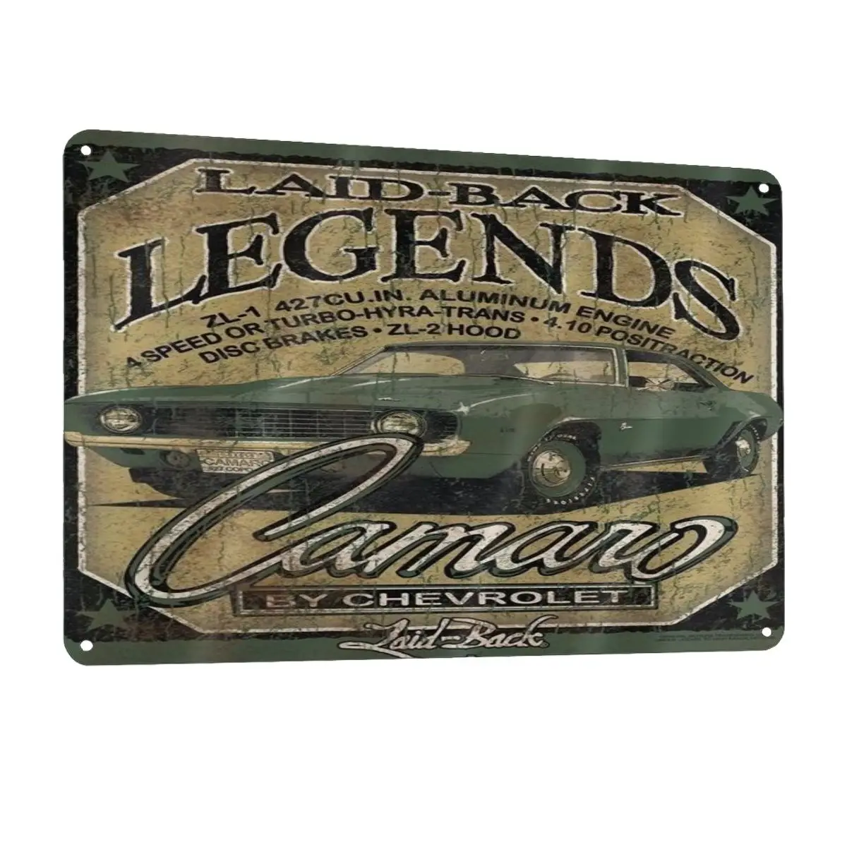 LEGEND Metal Plaque Sign Bar Home Yard Sign Bar