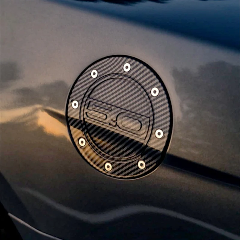

Car Gas Cap Fuel Filler Door Cover For Ford Mustang 2015-2020 Gas Tank Cover Trim Accessories