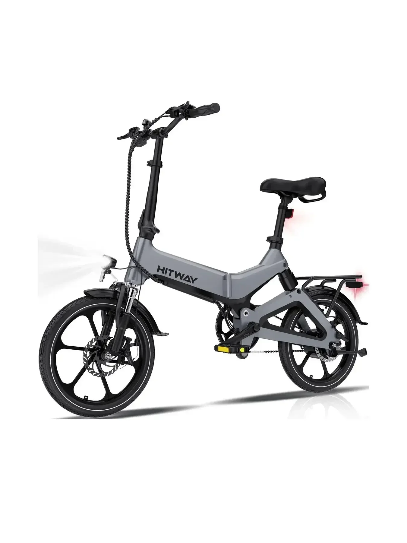 AliExpress HITWAY BK2 City Electric Bicycle For Adult 250W Motor 36V 7.8AH Battery Folding Electric Bike 16” Tire Urban Commuting E-Bike