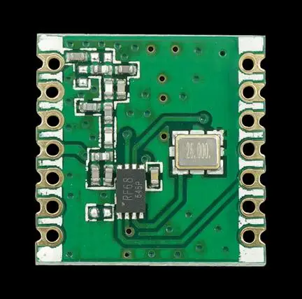 1000pcs/lot RFM68C ltra-low-cost FSK / OOK transmitter module 16*16mm 433Mhz 868Mhz 915Mhz