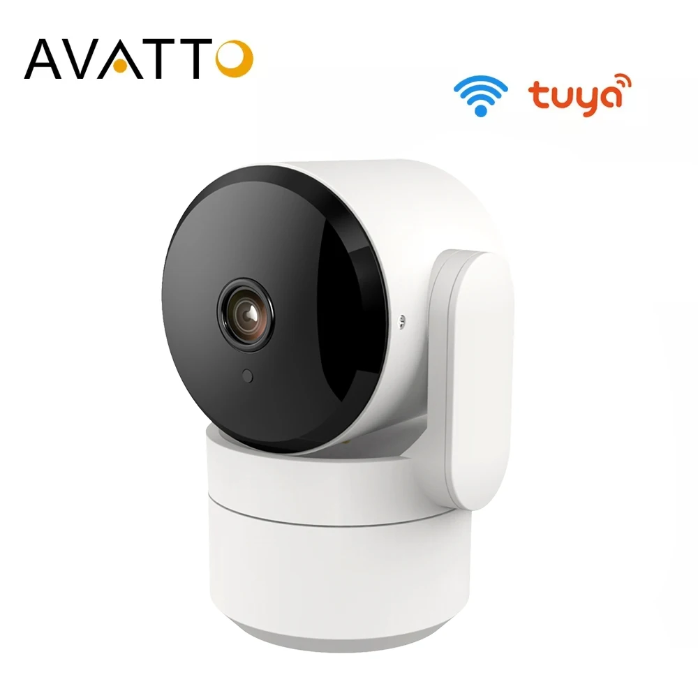 

AVATTO Tuya WiFi 2MP Smart Security Camera Indoor HD Infrared Night Vision Motion Sound Detection Monitor Panoramic Patrol