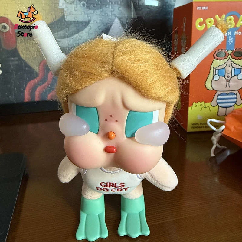 

Новая официальная серия Pop Mart Crybaby Vacation Mode On: коллекционная виниловая плюшевая подвеска-фигурка в слепой коробке, милый подарок для девочек