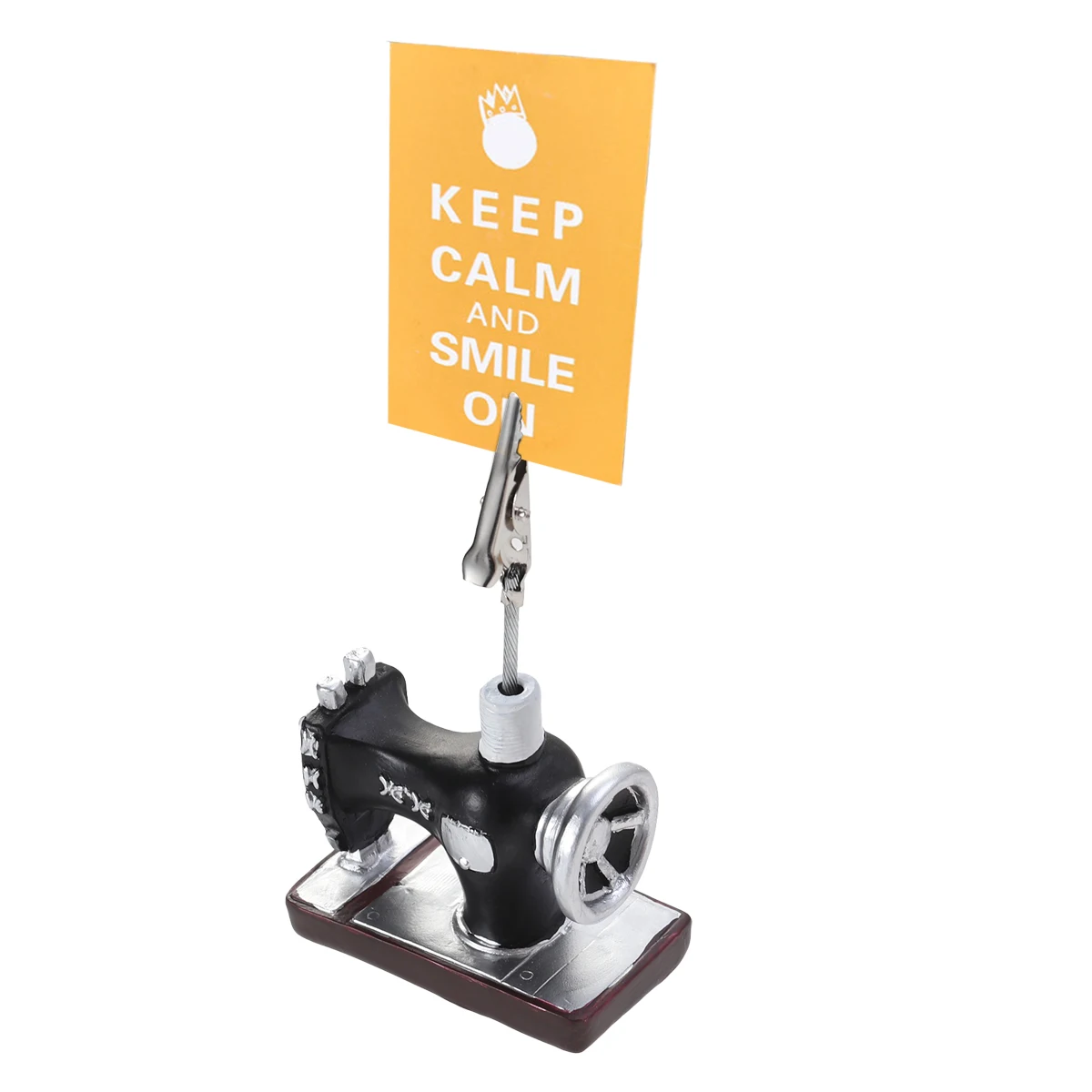 

1pc Retro Resin Memo Clip Note Clamp Table Decoration Photo Holder Office Supplies Small Space Desk Organizer Stationery