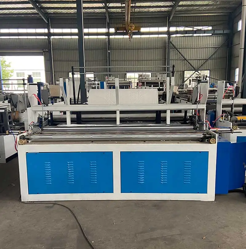 Customized High Speed Full Embossing Toilet Paper Making Machine Toilet Paper Rewinding Machine Price