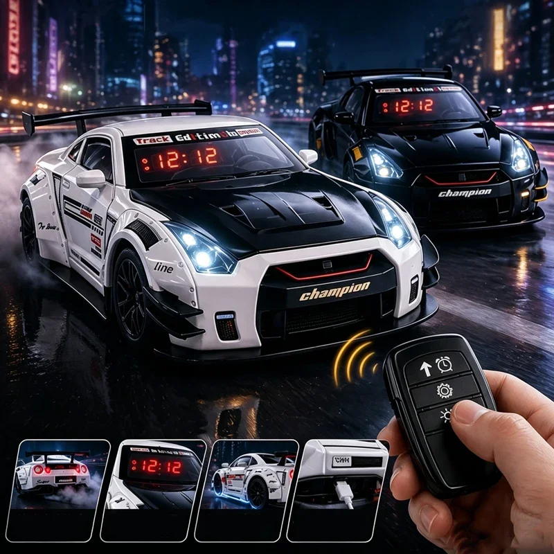 1SET Simulated Sports Car Alarm Clock Adjustable Engine Roar Sound With Mist Sprayer Creative Desktop Ornament ﻿ ﻿ ﻿ ﻿ ﻿ ﻿ ﻿