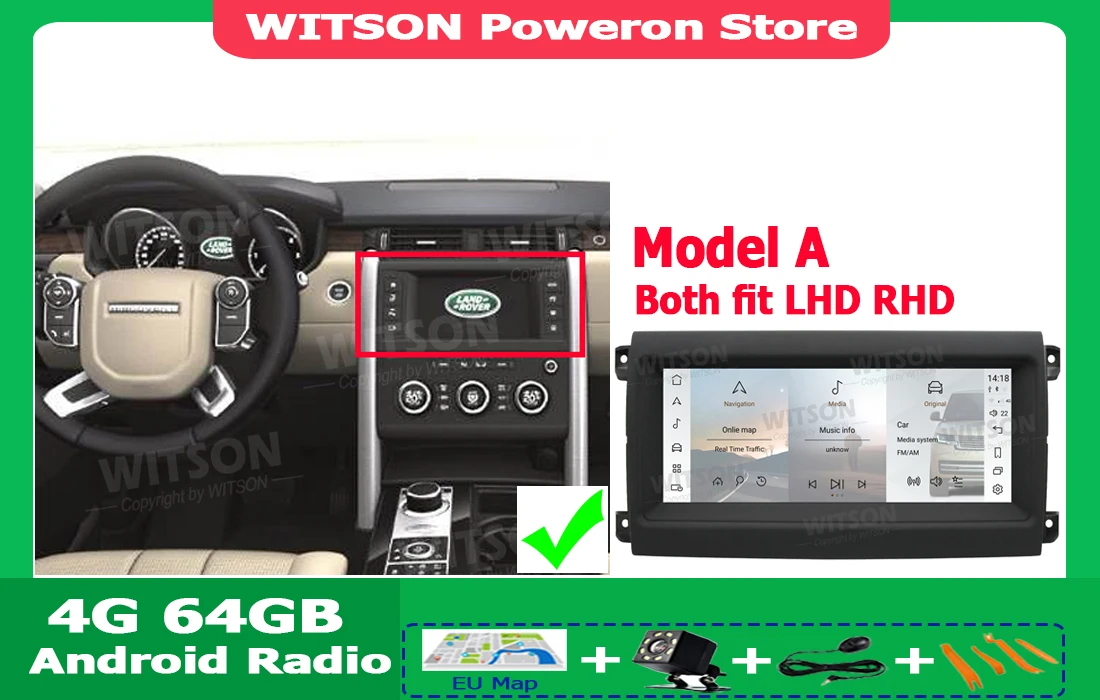 

10.25'' Andrdoid Navigation Multimedia Player For Land Rover Discovery 5 2017-2020 Keep Harmon Kardon System Car Radio CarPlay
