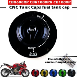 Motorcycle Oil Fuel Cap Tank Cover Quick Release Aluminum For HONDA CBR600RR CBR900RR CBR1000RR 2003-2014 Modified Accessories