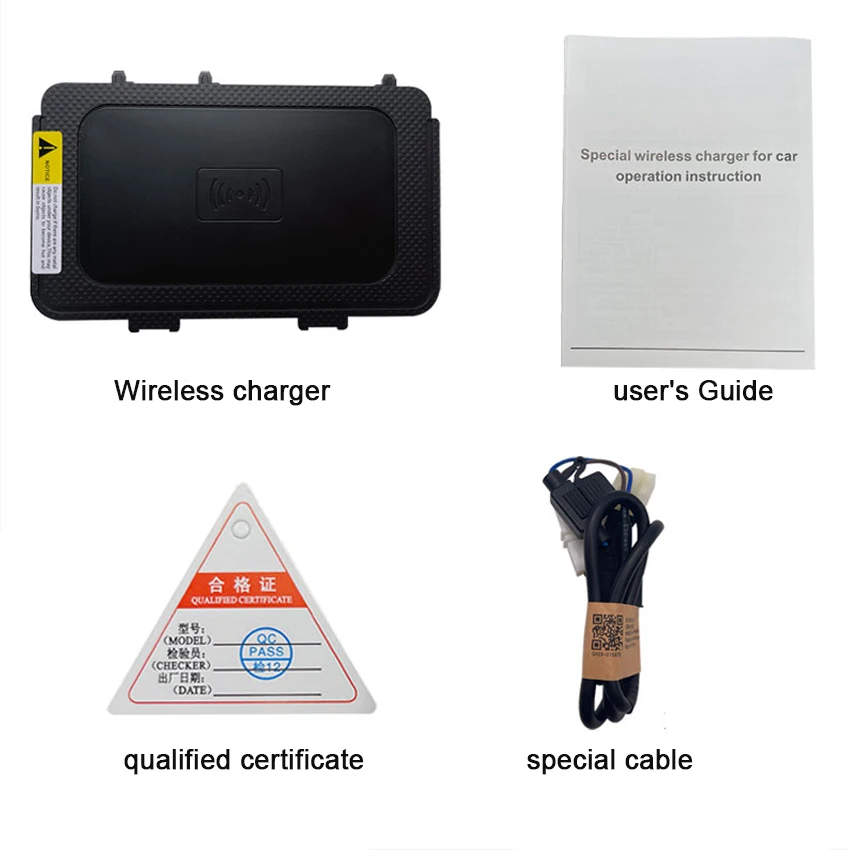 15 واط تشى سريع الهاتف شاحن لاسلكي اكسسوارات السيارات ل Volkswagen T-ROC Talagon Viloran 2016 إلى 2021 2022 لشركة فولكس فاجن ID.3 ID.4 2022 #6