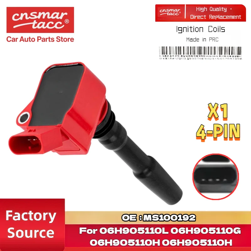 Für VW Audi Seat Skoda 2.0L TSI Motor Zündspule Ersatz APR MS100192 06H905110L 06J905110E