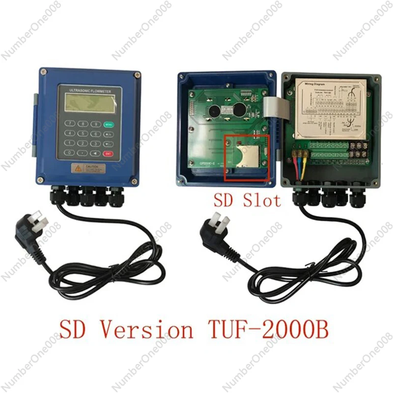 SD memory Version TUF-2000B TS-2 TM-1 TL-1 DN15mm-DN6000mm Ultrasonic Liquid Flow Meters Flowmeter Wall-mounted