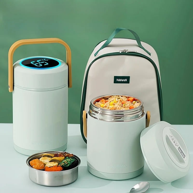 

Ультратермоизолированный ланч-бокс из нержавеющей стали 304, вакуумный, для студентов, для домашнего использования, антибактериальный.