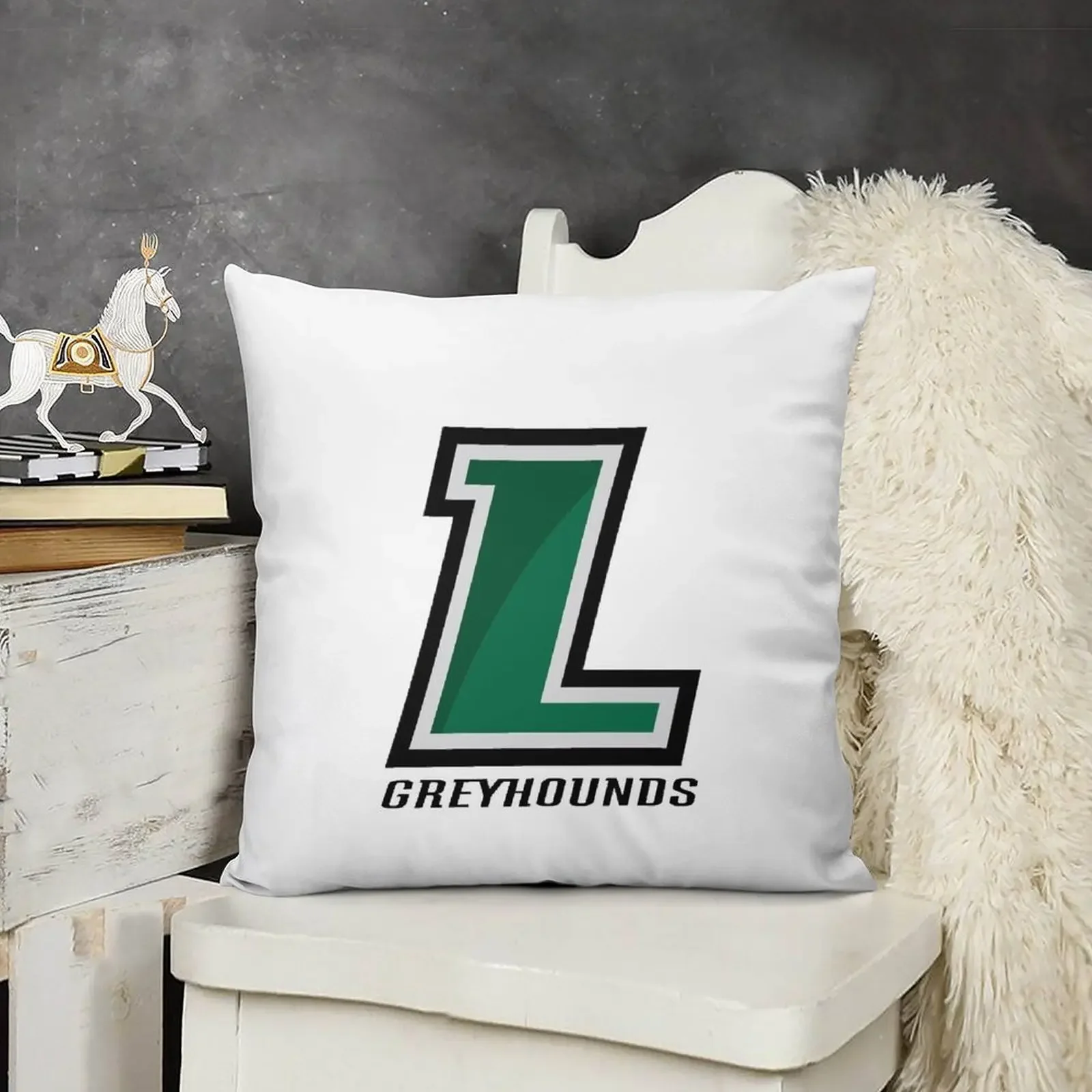 

Loyola Greyhounds Throw Pillow Cushions Plaid Sofa pillow