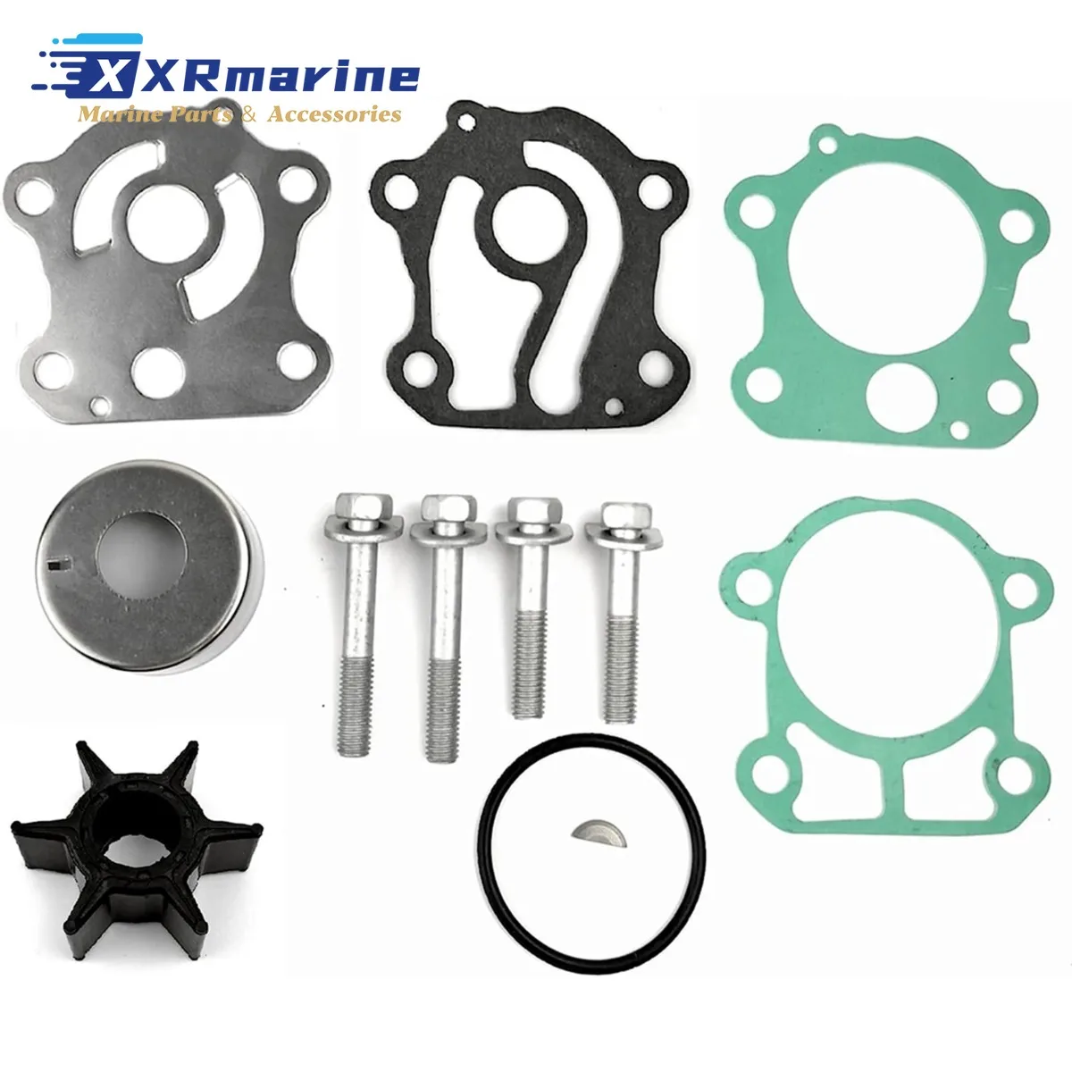

Outboard Water Pump Repair Kit Compatible with Yamaha 2-Stroke 60 70 HP 4 Stroke 50HP 60HP Engines Parts Replacement