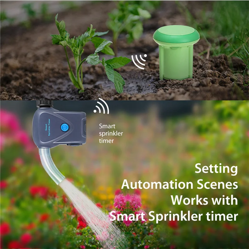 A25P 2X Tuya Zigbee Smart Soil Tester Temperature And Humidity Meter Thermohygrometer Garden Automation Irrigation Detector