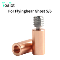 Bi-Metal Heatbreak For Flyingbear Ghost 6 5 Titanium Alloy High Temperature 3D Printer Parts Throat For Flying Bear Ghost 5/6