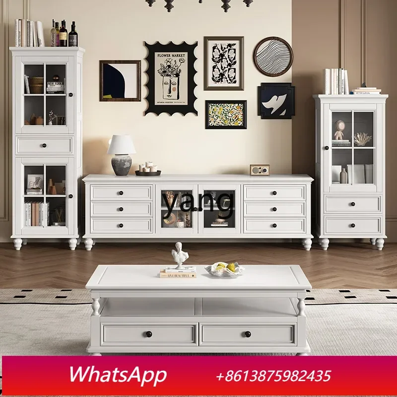 

LH all solid wood side cabinet single door living room storage wine cabinet pure solid wood small apartment bookshelf