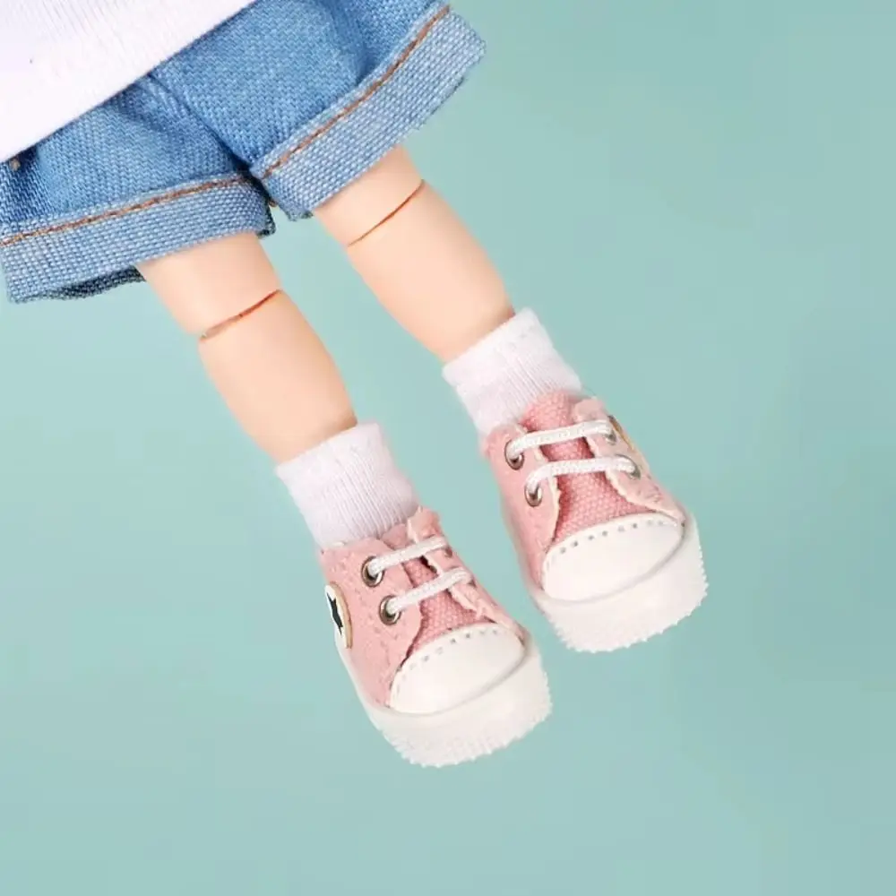 

Fashion Star Pattern Ob11 Shoes Dress Up Low Top Doll Canvas Shoes Cute Outfit Sports Shoes Casual Doll Shoes Doll Accessories
