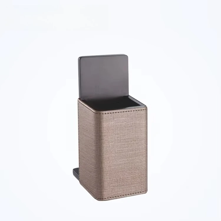 المورد الصيني عالي الجودة صندوق مناديل جلدية فاخر لفندق بلازا فاخر عالي الجودة #6