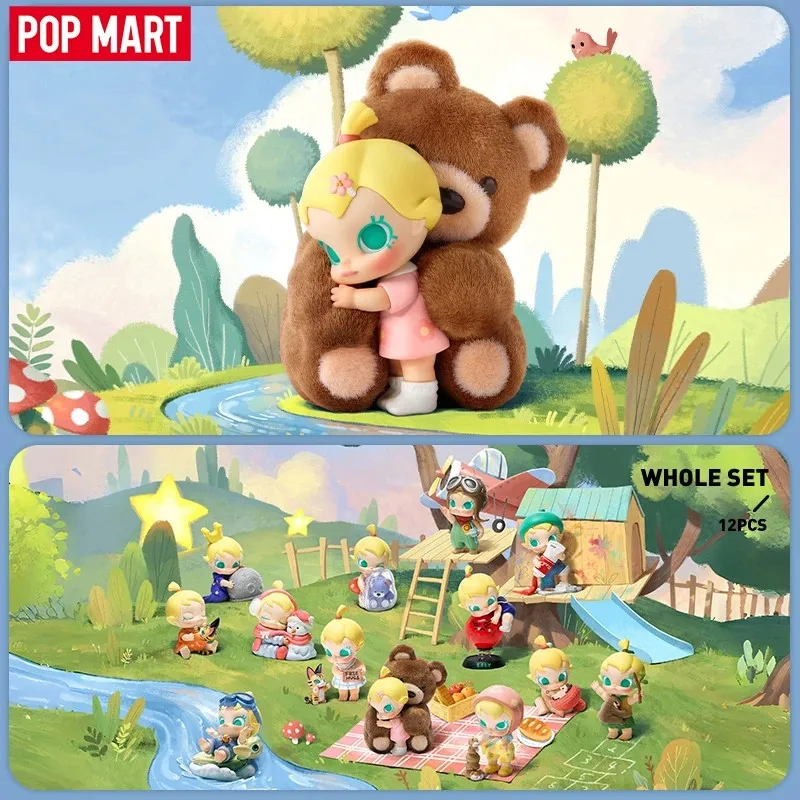 POP MART Baby Molly My Huggable Discovery Series Blind Box Toys Kawaii Anime Action Figure Caixa Caja Surprise Mystery Box Dolls