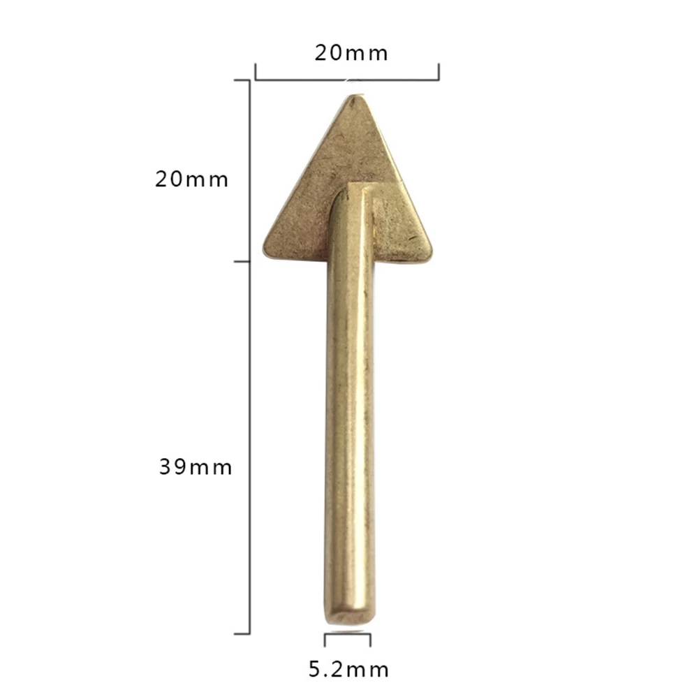 1pc Welder Soldering Iron Tip Plastic Repair Triangular Copper Smoothing Head Welding Tip 16mm 20mm For 60 Watt Plastic Welding