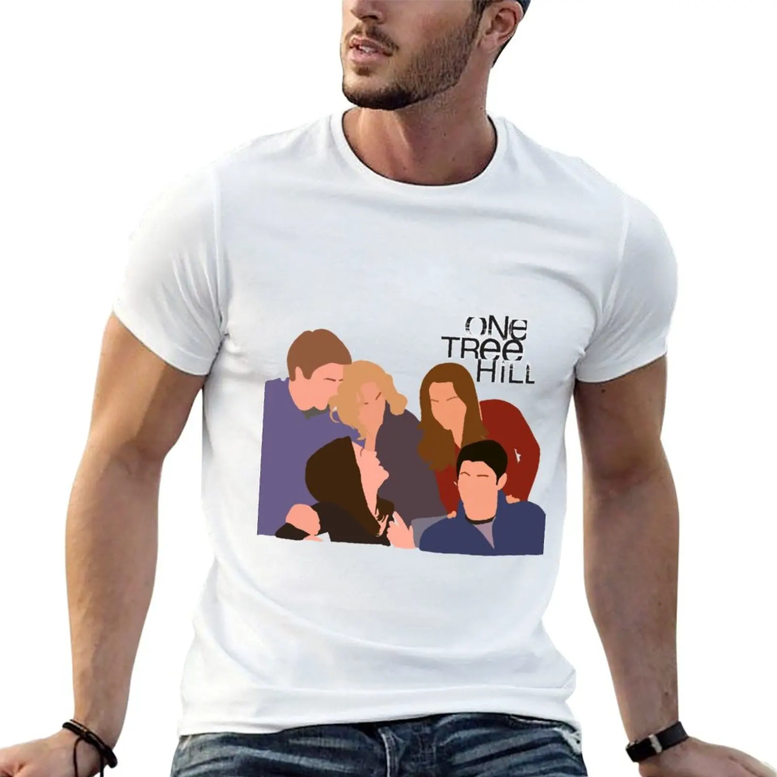 

Футболка One Tree Hill, мужская футболка, хлопковая футболка для мужчин, футболка