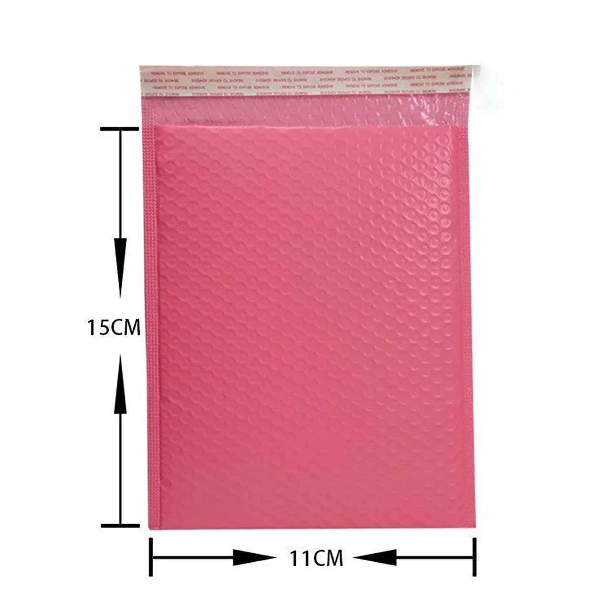 20 ชิ้น Bubble Mailers สีชมพู Poly Bubble Mailer Self Seal เบาะซอง