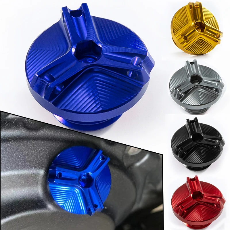 

For Yamaha MT09 mt 09 MT09 SP 2021 Tracer 900 GT FZ 09 FJ 09 2013-2022 engine oil cap bolt oil filler cap protection accessories