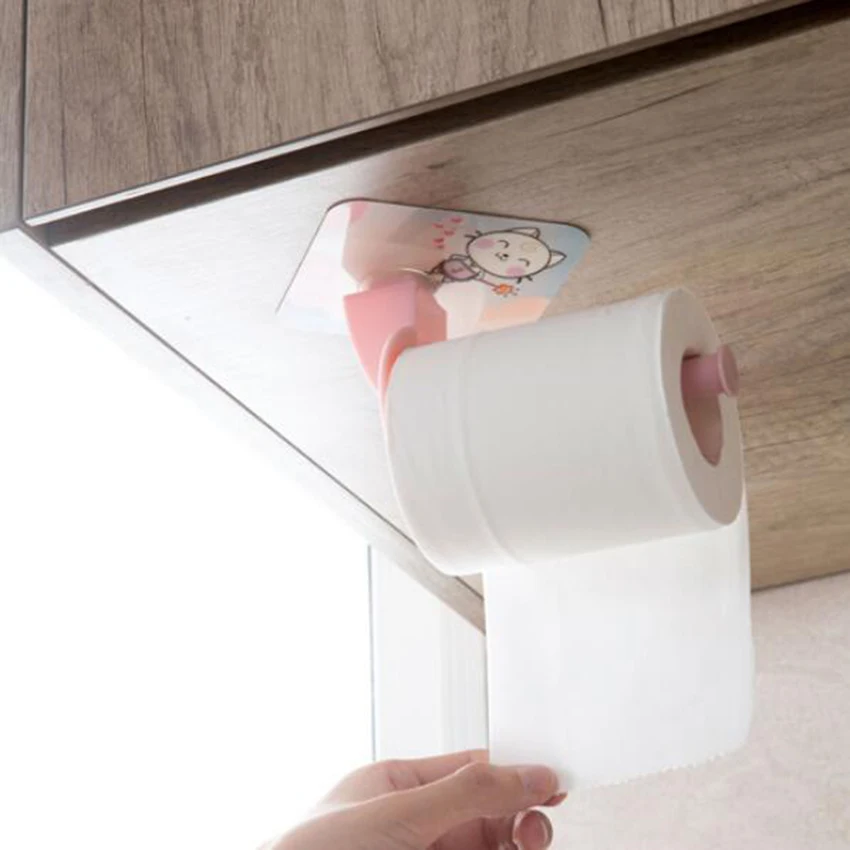 

Toilet Paper Holder Bathroom Self-Adhesive Tissue Rack Toilet plastic Paper Roll Holder Roll Paper Holdern Tissue Boxes
