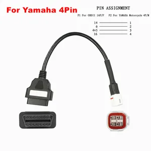 3 -in -1 Motorraddiagnosekabel für Yamaha, 3 Stifte, 4 Stifte, Honda, 6 Stifte, OBD2, OBD 2 Kabeladapter, Motorverlängerungskabel 10 Hauptverkäufe OBD2 -Kabel - №2