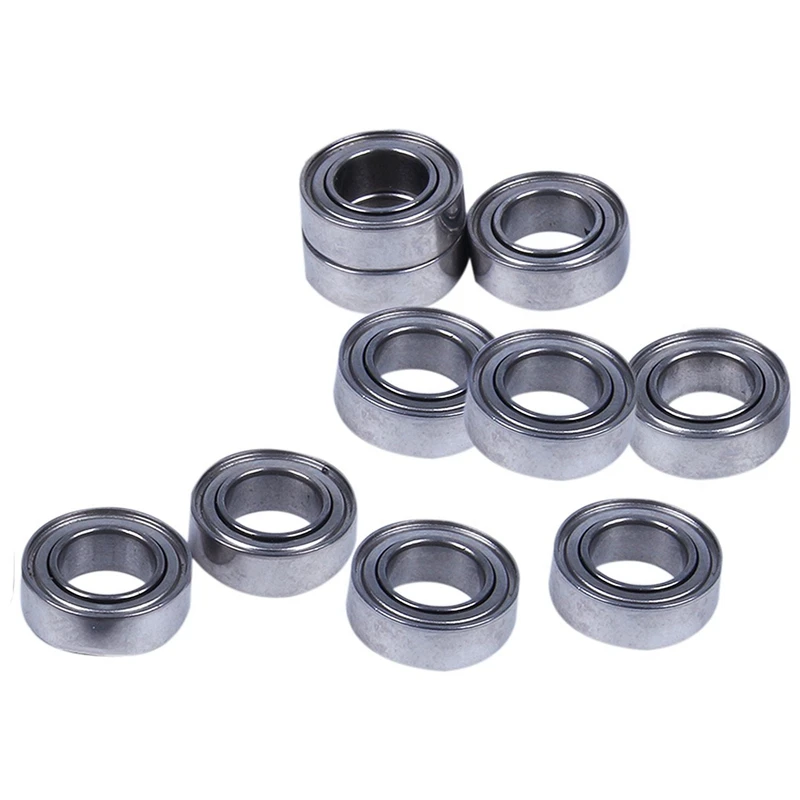 

60Pcs Miniature Sealed Metal Shielded Metric Radial Ball Bearing Model: MR95-ZZ 5X9x3mm