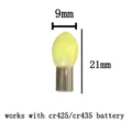 yellow L no battery