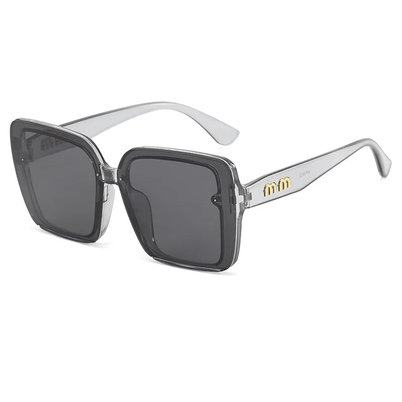 Big Frame Vintage Sunglasses Women Men Brand Square Sun Glasses Retro Eye Glasses Goggle for Male Female Round Sunglasses 