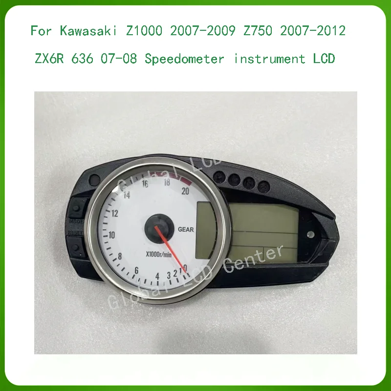 

LCD Display Screen For Motorcycle Meter Kawasaki Z1000 2007-2009 Z750 2007-2010 ZX6R 636 07-08 Speedometer Instrument LCD Panel