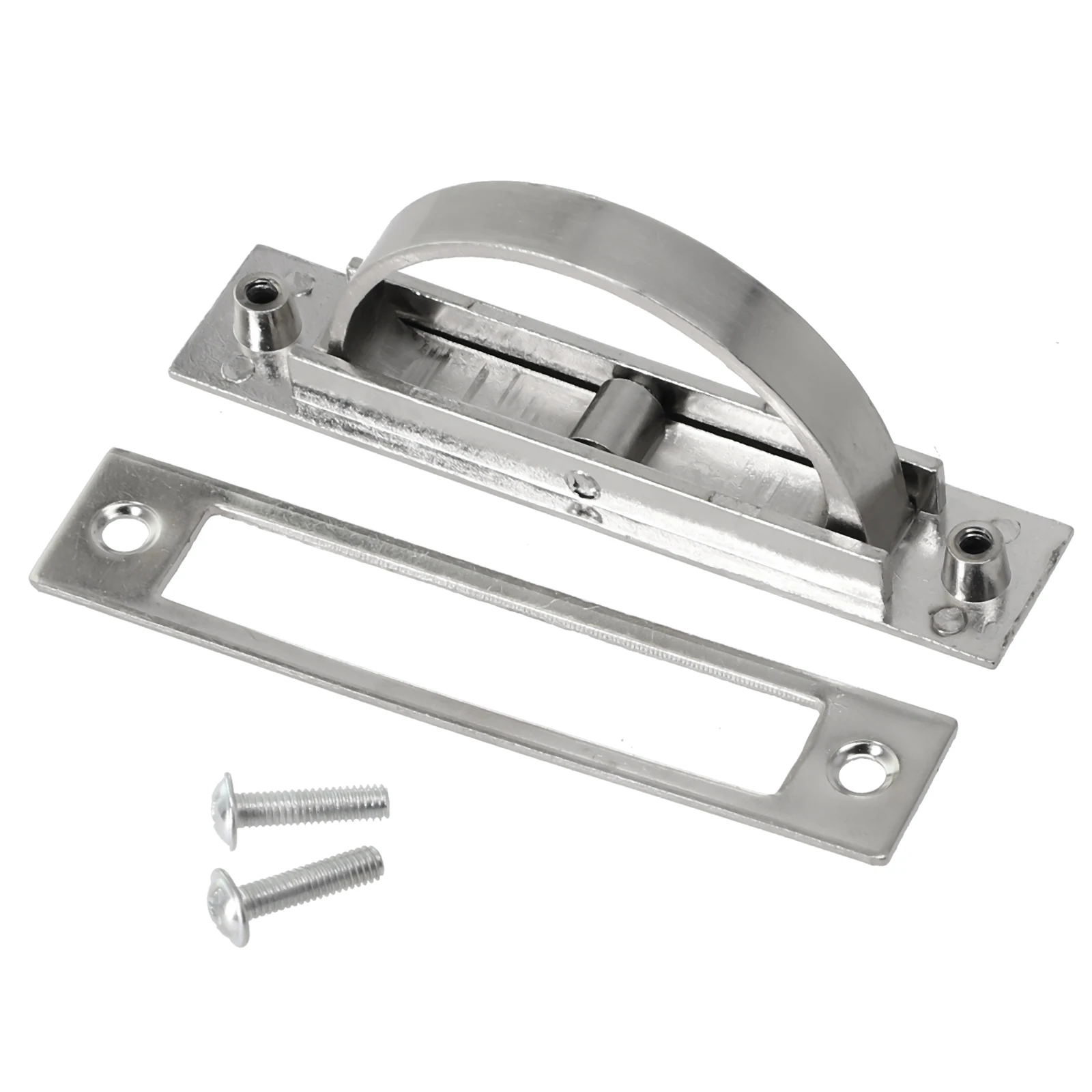 Invisible Handle Embedded Handle Zinc Alloy Invisible Door Handle for Tatami Cabinets and Bifold Doors Ergonomic Design