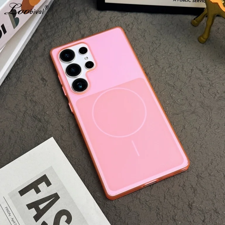 Luxuriöse Matte Hartplastik-Schutzhülle für Samsung Galaxy S26 S25 Ultra S24 S23 S26 Plus Magnetische Ultra-Schlanke Stoßfeste Abdeckung
