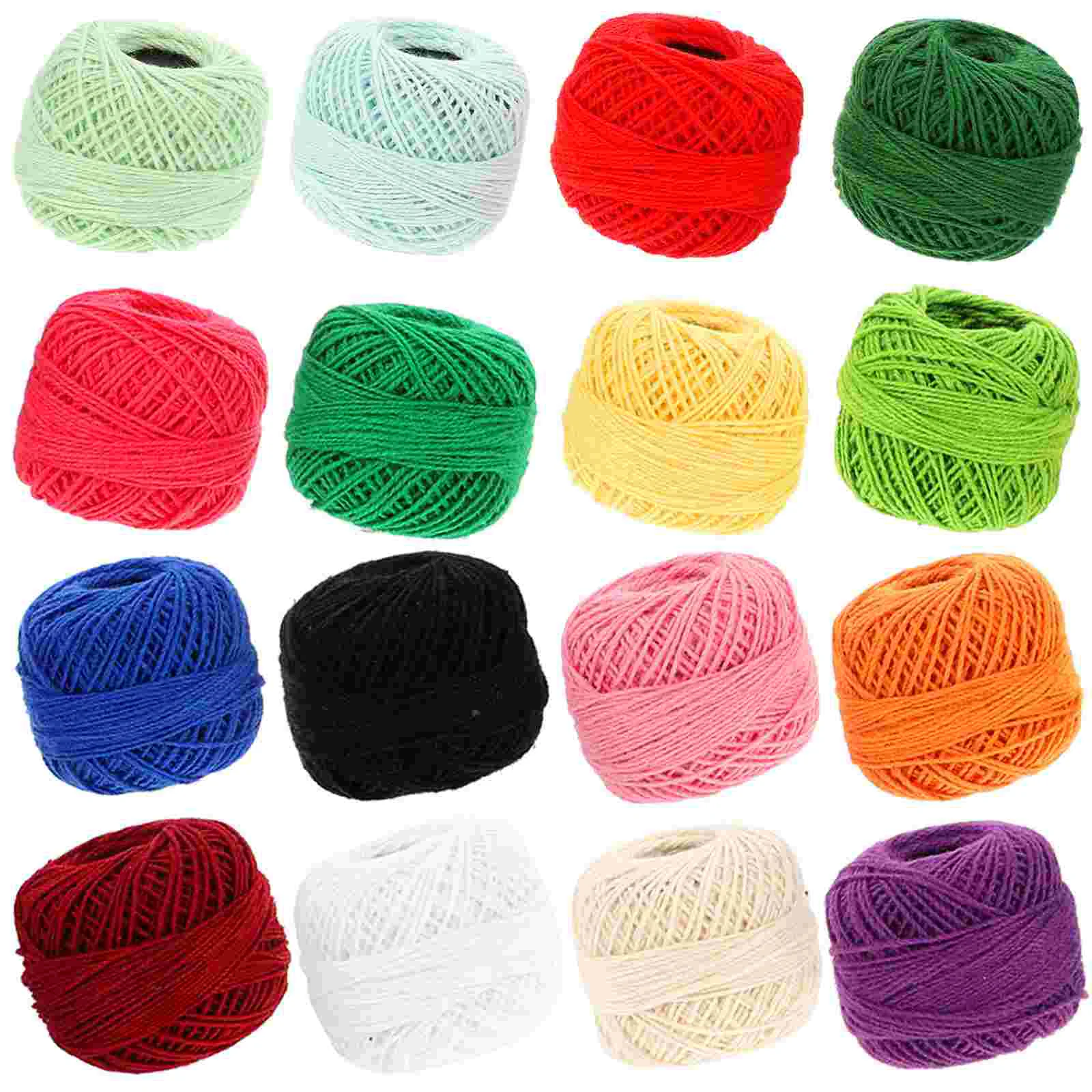 

16 Rolls Cross Stitch Thread Embroidery DIY Craft Threads Household Material Supply Spools Cotton Kit