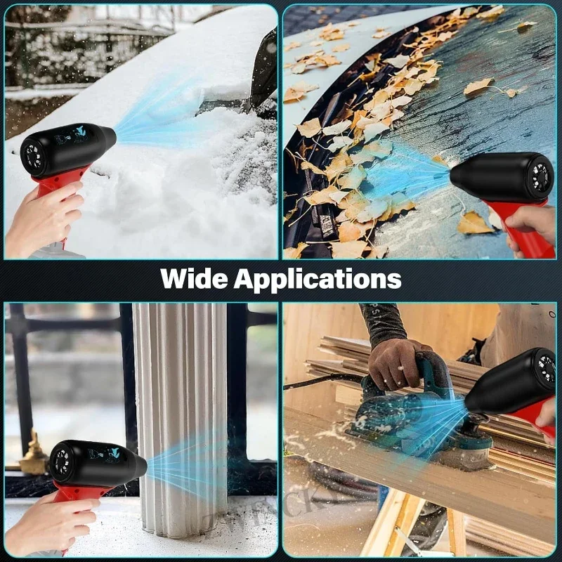 

【Brushless Jet Violent Fan 】For Milwaukee 12V 18V Lithium Battery Portable Mini Powered with 4 Adjustable Speeds (No Battery)