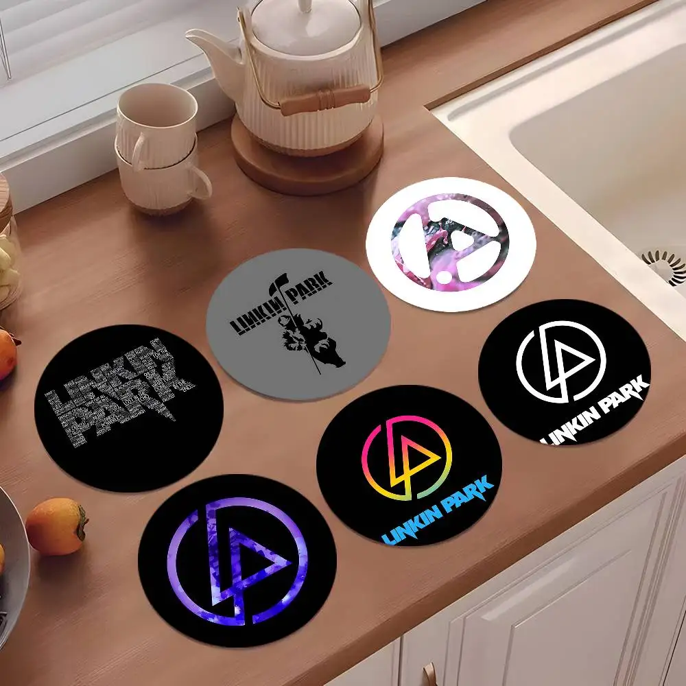 Band L-linkin Park-S Coasters Round Wooden For Cute Design S
