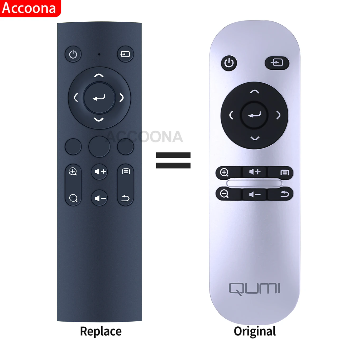 Remote control for Vivitek qumi Q3 PLUS-BK Q3+ PLUS 500 Portable Pocket DLP Projector