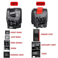 Electrical Start Switch 12V Double Throttle Universal 7/8